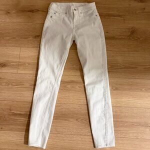 7 For All Mankind White Ankle Skinny Jeans Size 23
